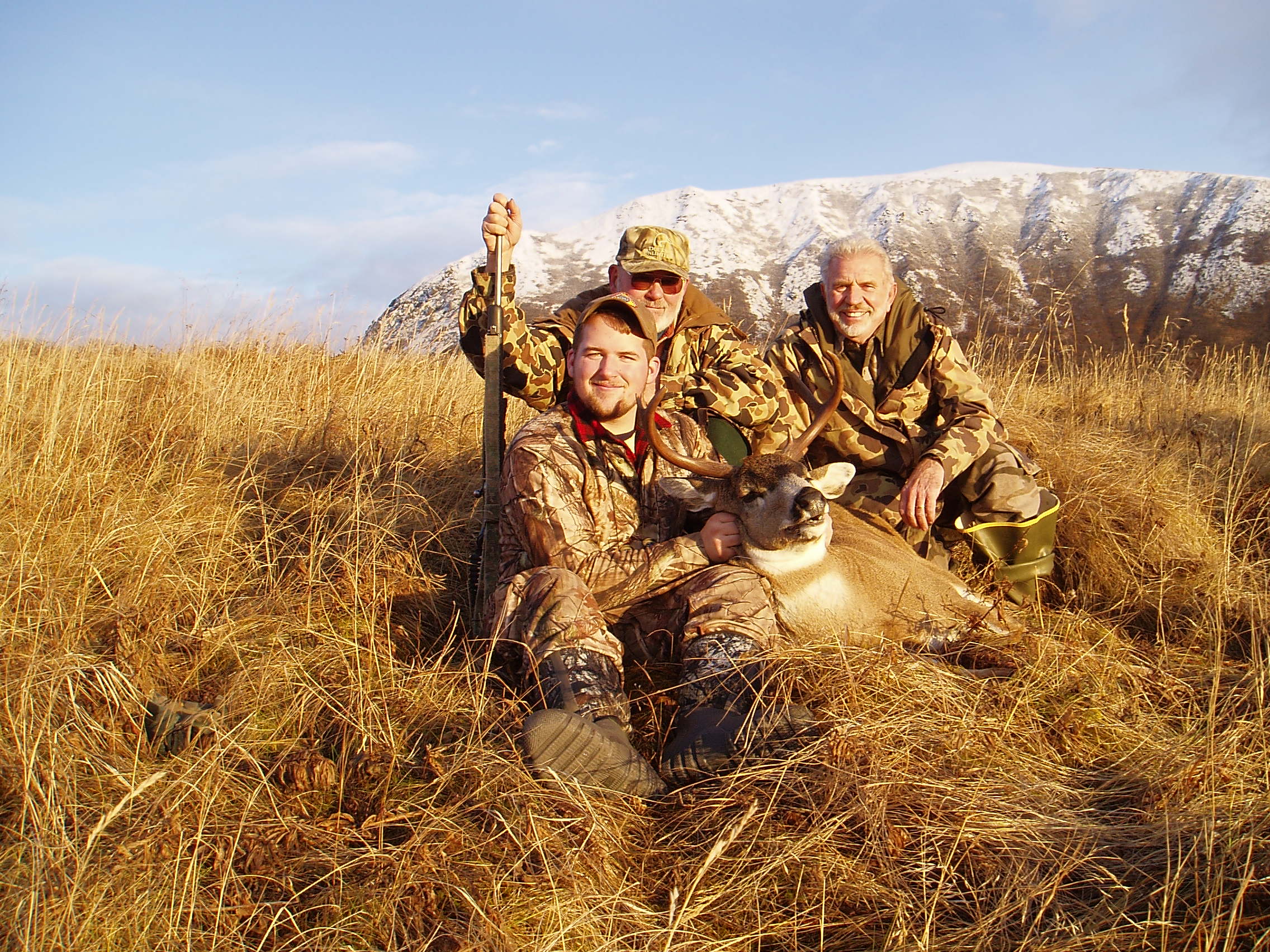 Jake, Dan and myself with Jake's beautiful buck.