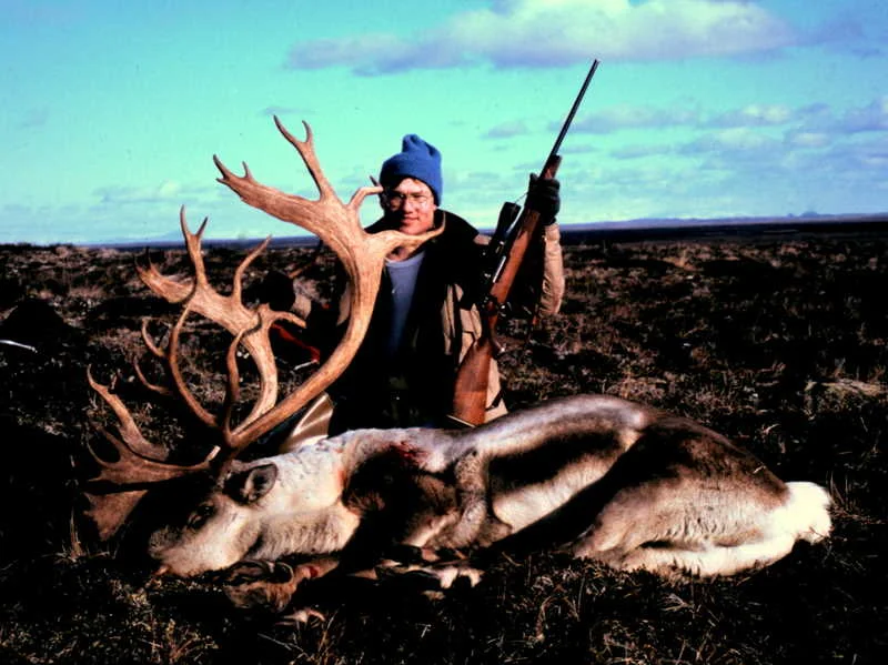 Ron Watts with his 390+ B&C that he took while we were hunting around Jensen Strip.