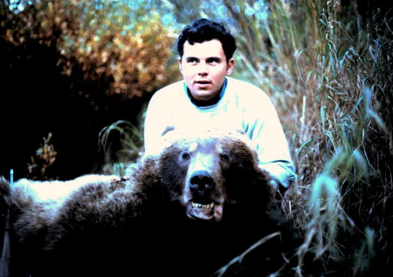 Jon with his 8'9" brown bear.