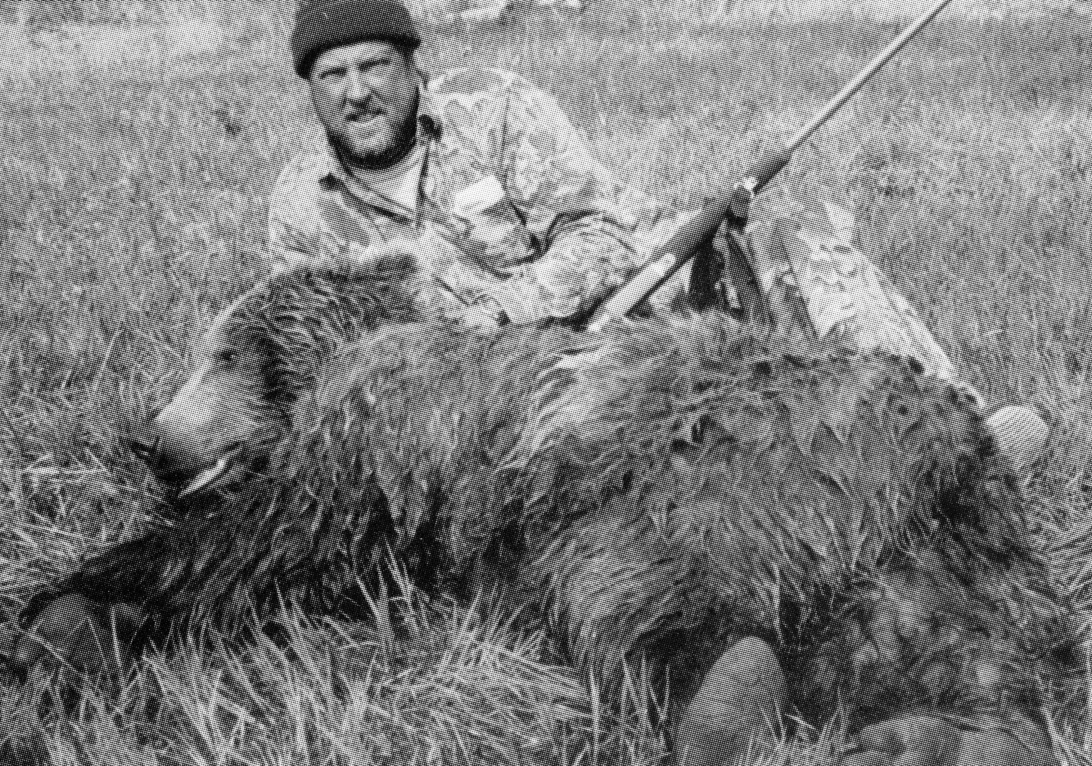 Al with his brown bear.