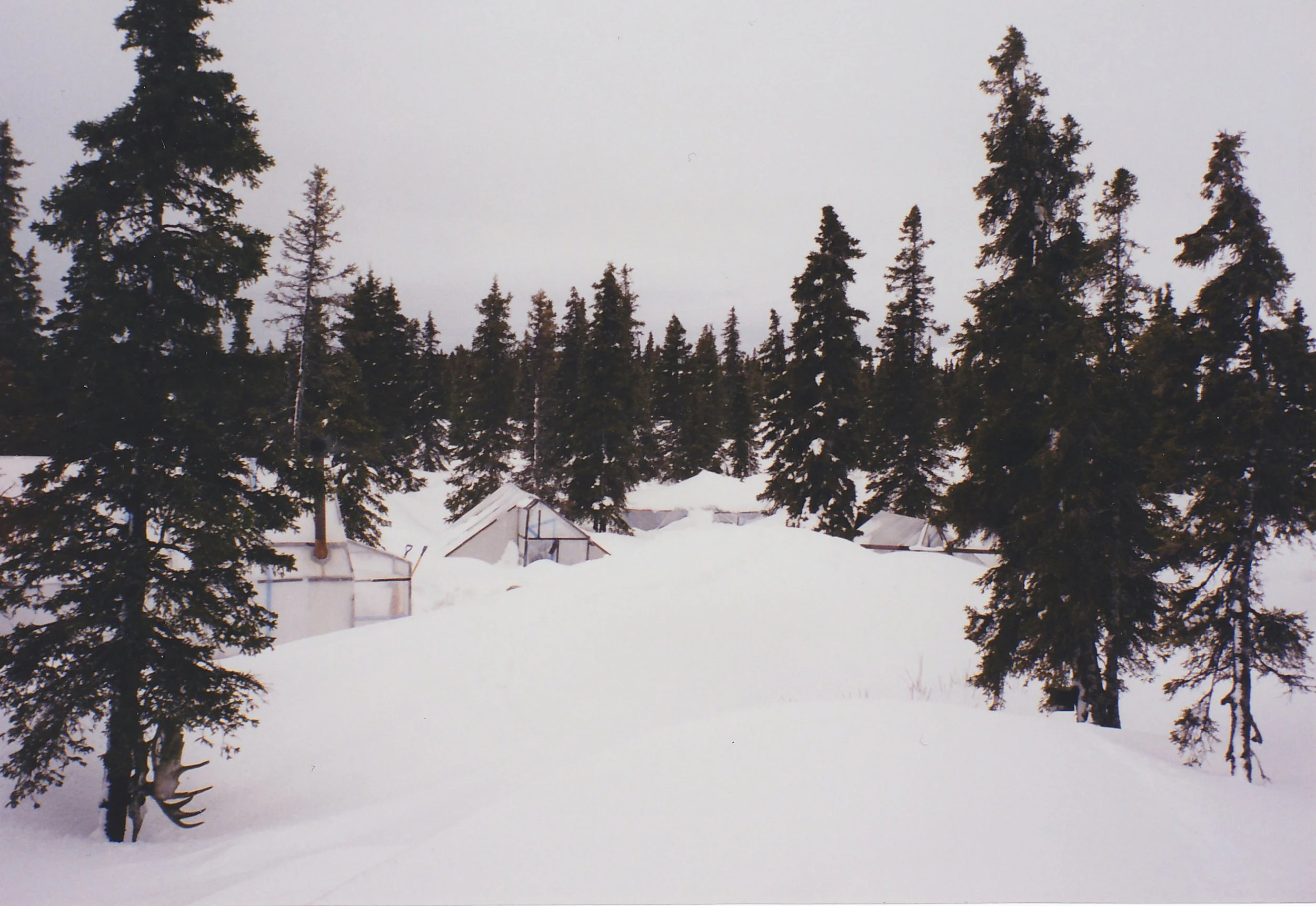The Otter Lake Base Camp during a typical spring season.
