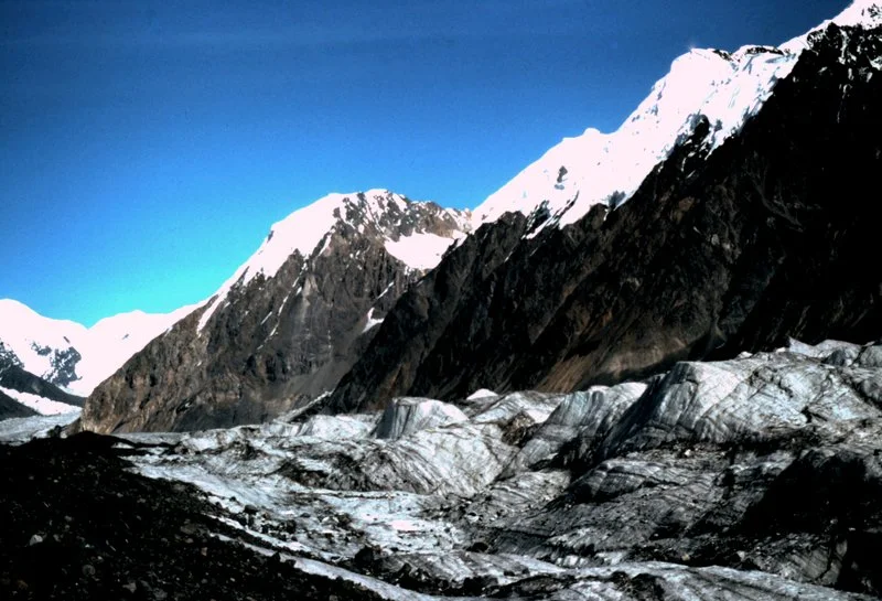 The rugged Ram Glacier area where Harry Swank took the World Record Dall Sheep.