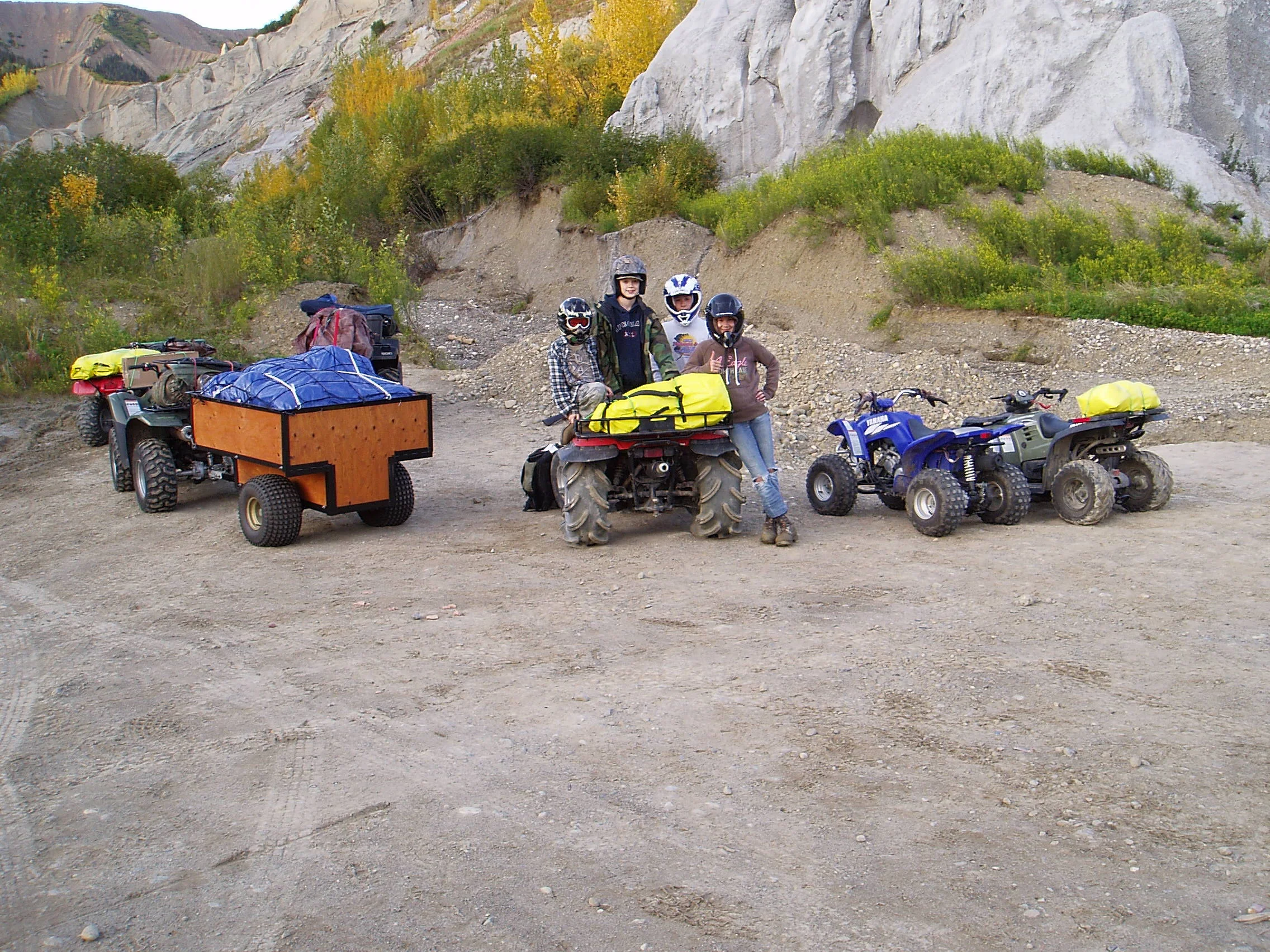 Loaded and ready to hit the trail.