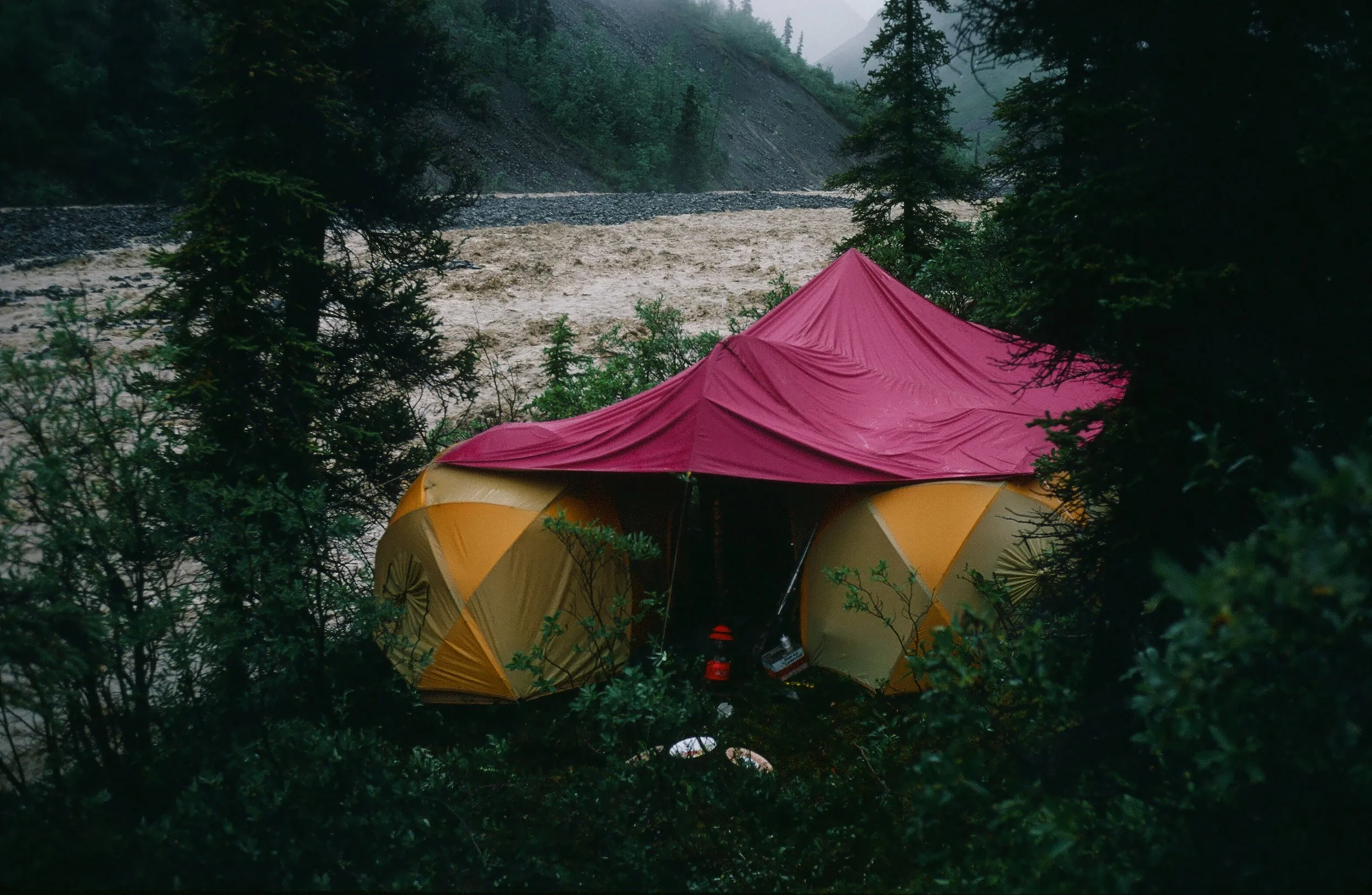Erickson Creek right after Brent and Dan moved their tents.