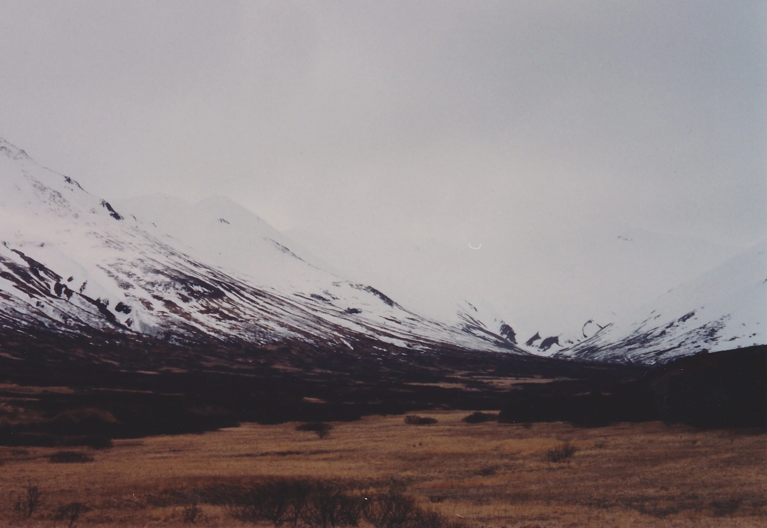 Dave shot his bear on this mountain somewhere around center left.