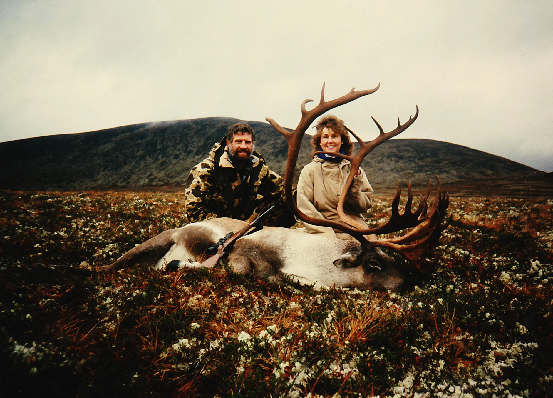 One of my favorite pictures of Karen and me. One happy hunting day!