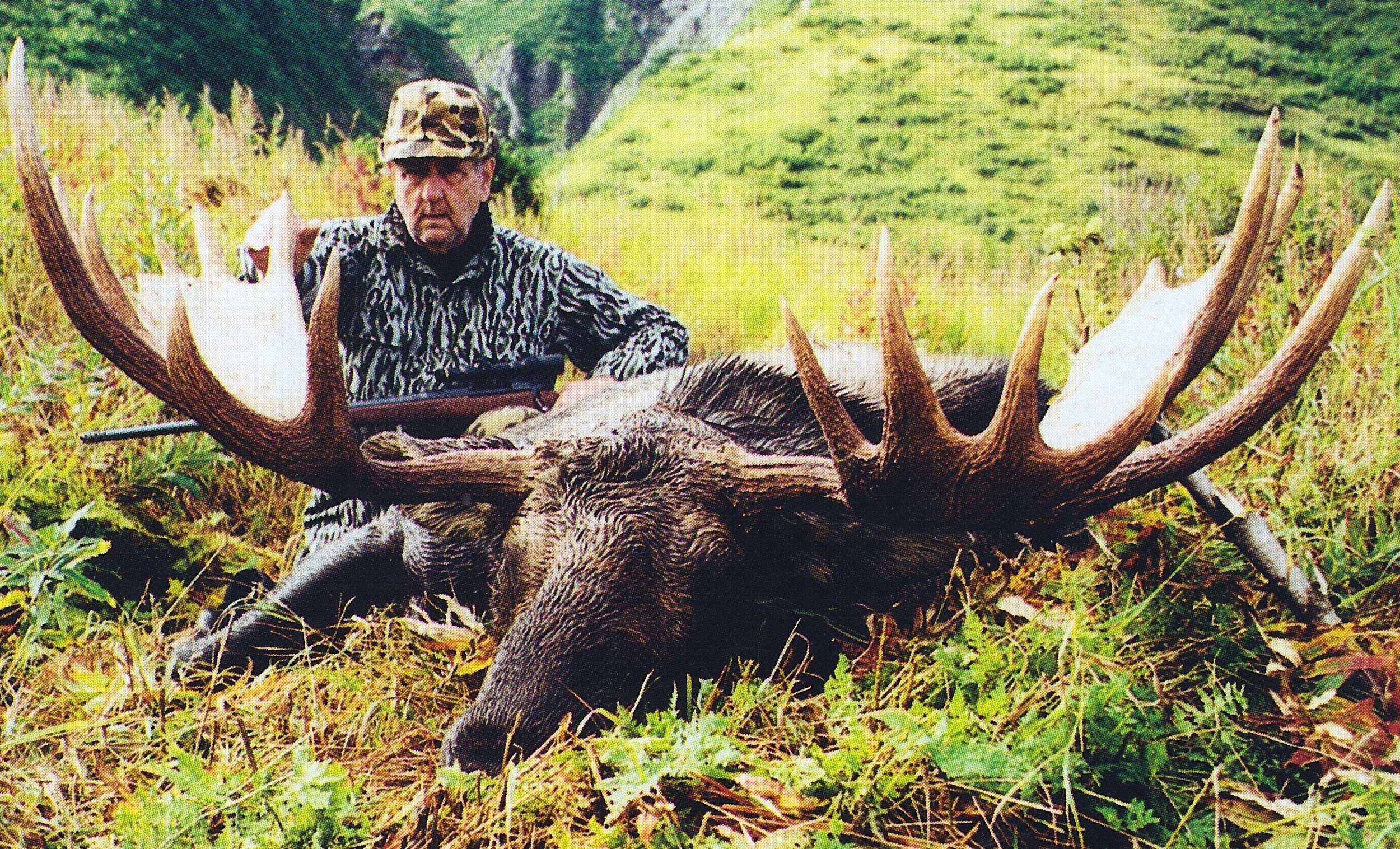 Donald Sablinsky, PA, with his 68" moose taken on the Alaska Peninsula in 2000.
