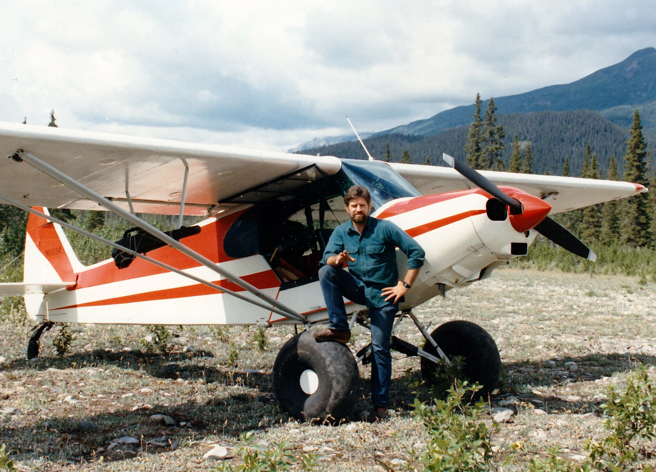 This was the last picture I have of AAA's first "super cub" 1109A. It was taken about two weeks before my tragic accident.