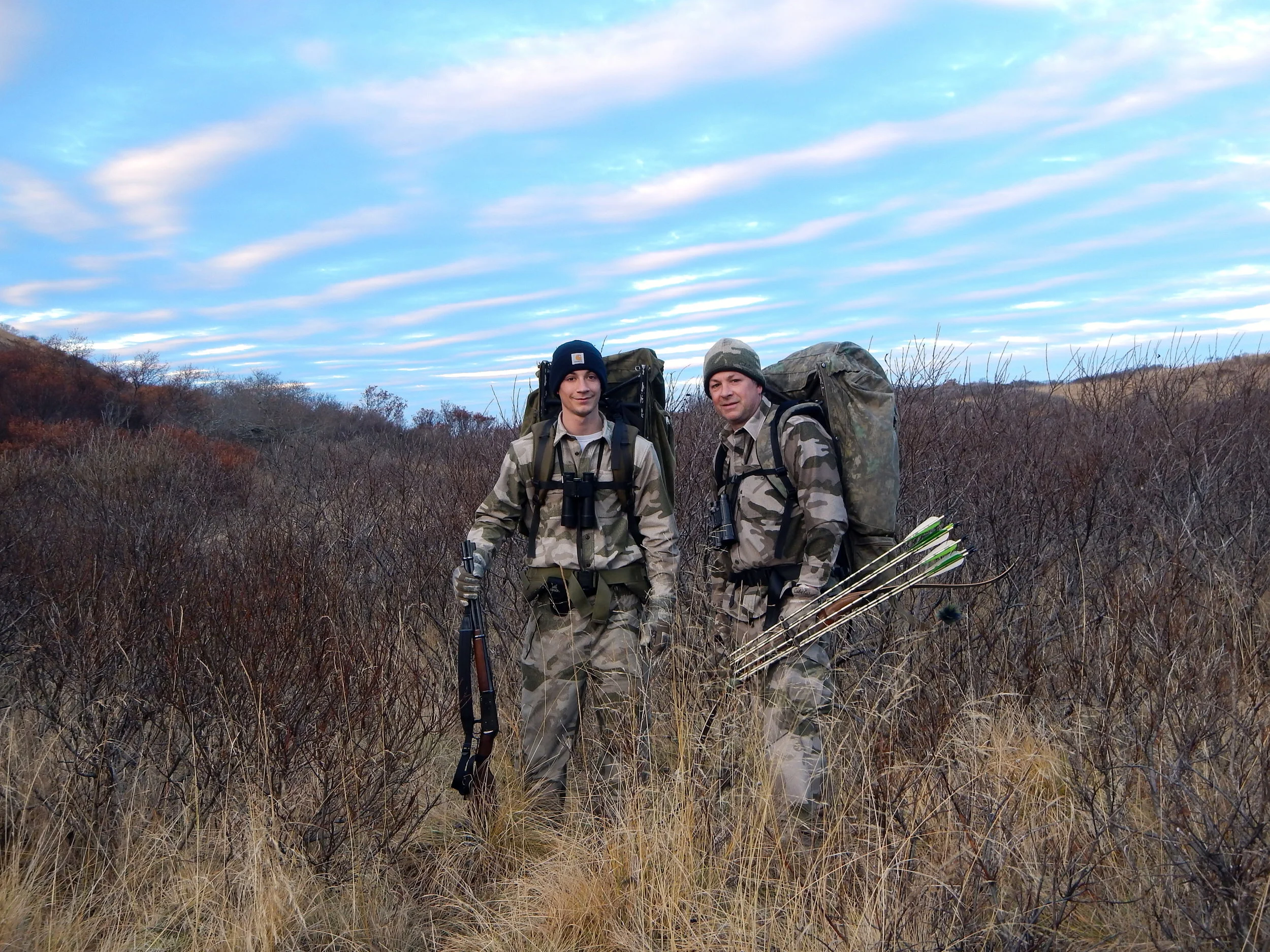 Jared and Sagen on a great weather day.