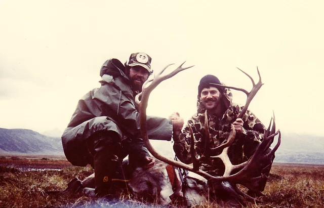 Chip from GA with his giant shoveled caribou.