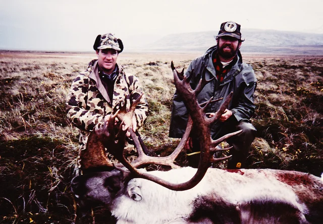 Dave Morris from GA with his trophy caribou. Dave is the host of “The Bucks of Tecomate” on the Outdoor channel.