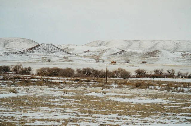 The river bottom country in Wyoming.