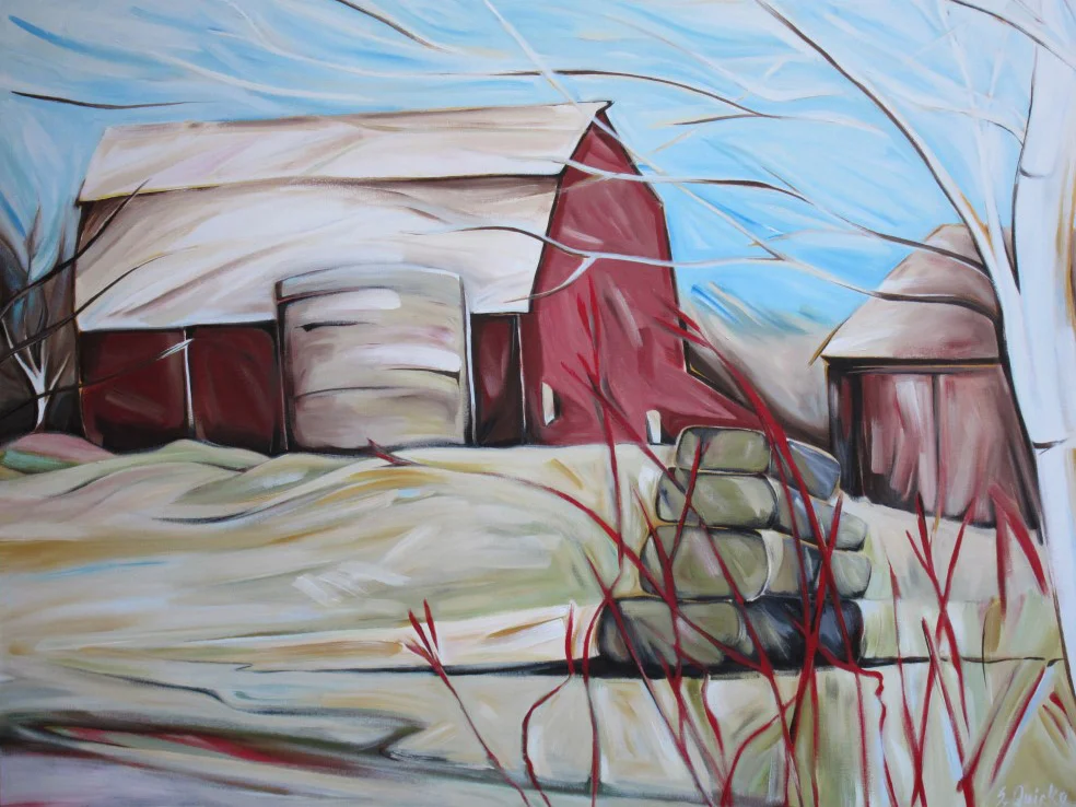 The Barn, On the Way to Owen Sound (Sunsilk Red Series)