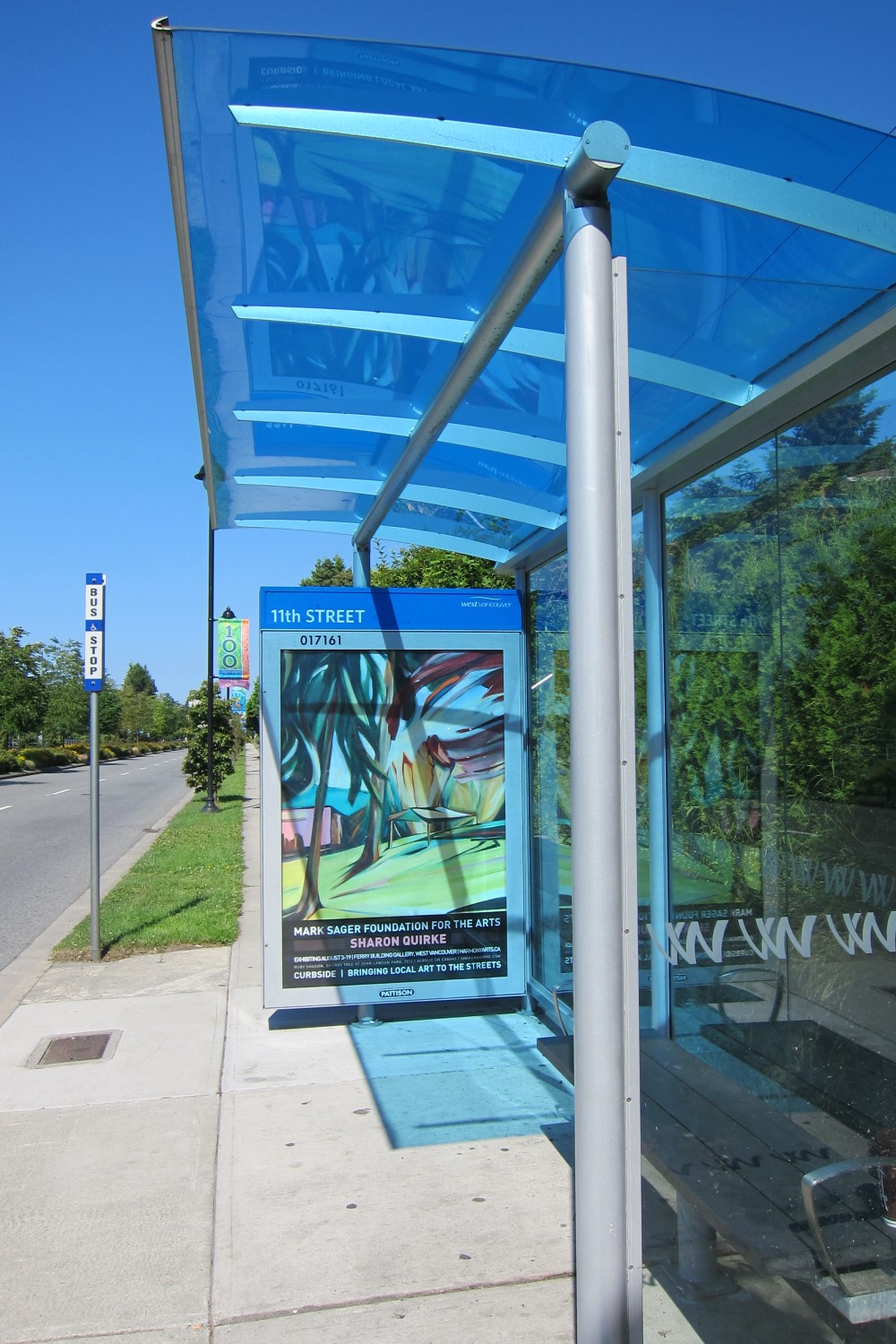 Harmony Arts Bus Shelter Project, West Vancouver, BC