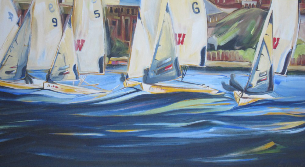 Sail 2015 - Start Line (Sail Series #6)  18 X 36  AVAILABLE (1000 x 561).jpg