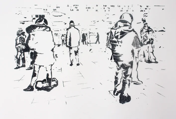 Silkscreen based on NY Revelation #0015A