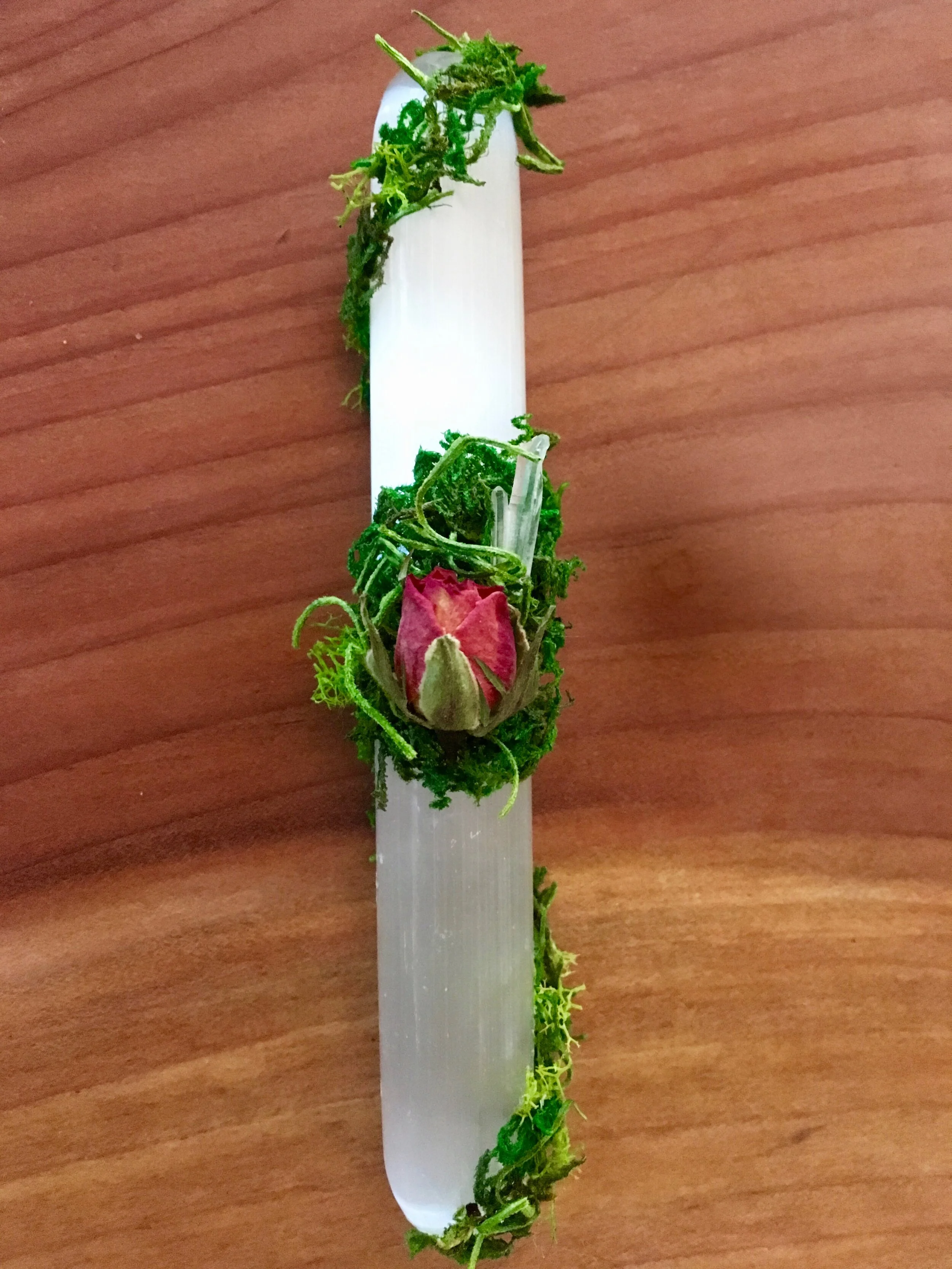 Selenite Protection wands