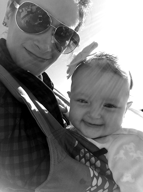 Rockin' the Boba Carrier!
