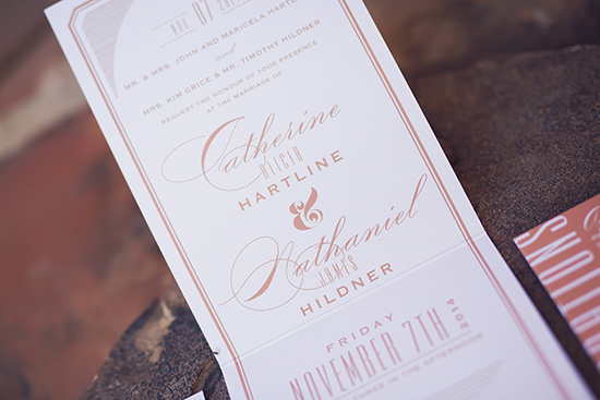 Inside of the Wedding Invitation Suite