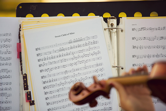 Modern music played by the String Quartet