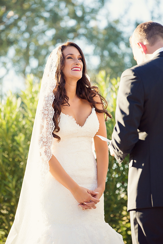 We both wrote our own vows. We cried...and laughed A LOT. 