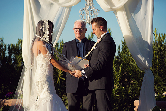 Incorporated the Lazzo Ceremony, a Mexican tradition, to honor my grandma Alicia. 
