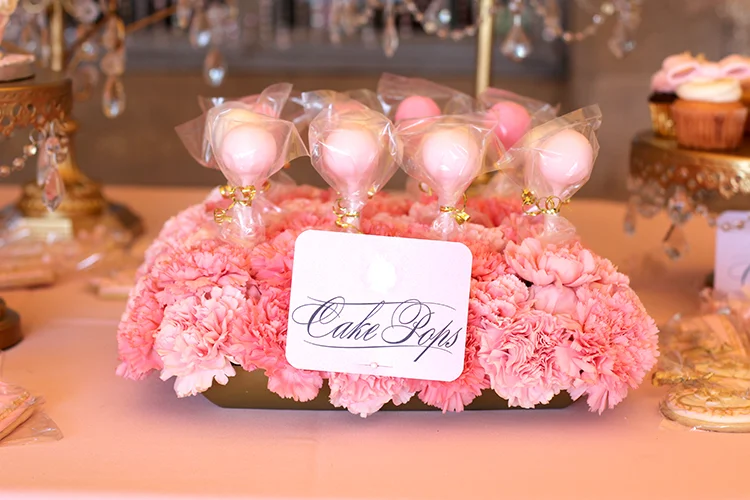 Cake Pops dessert tag created by Kitty Meow. 