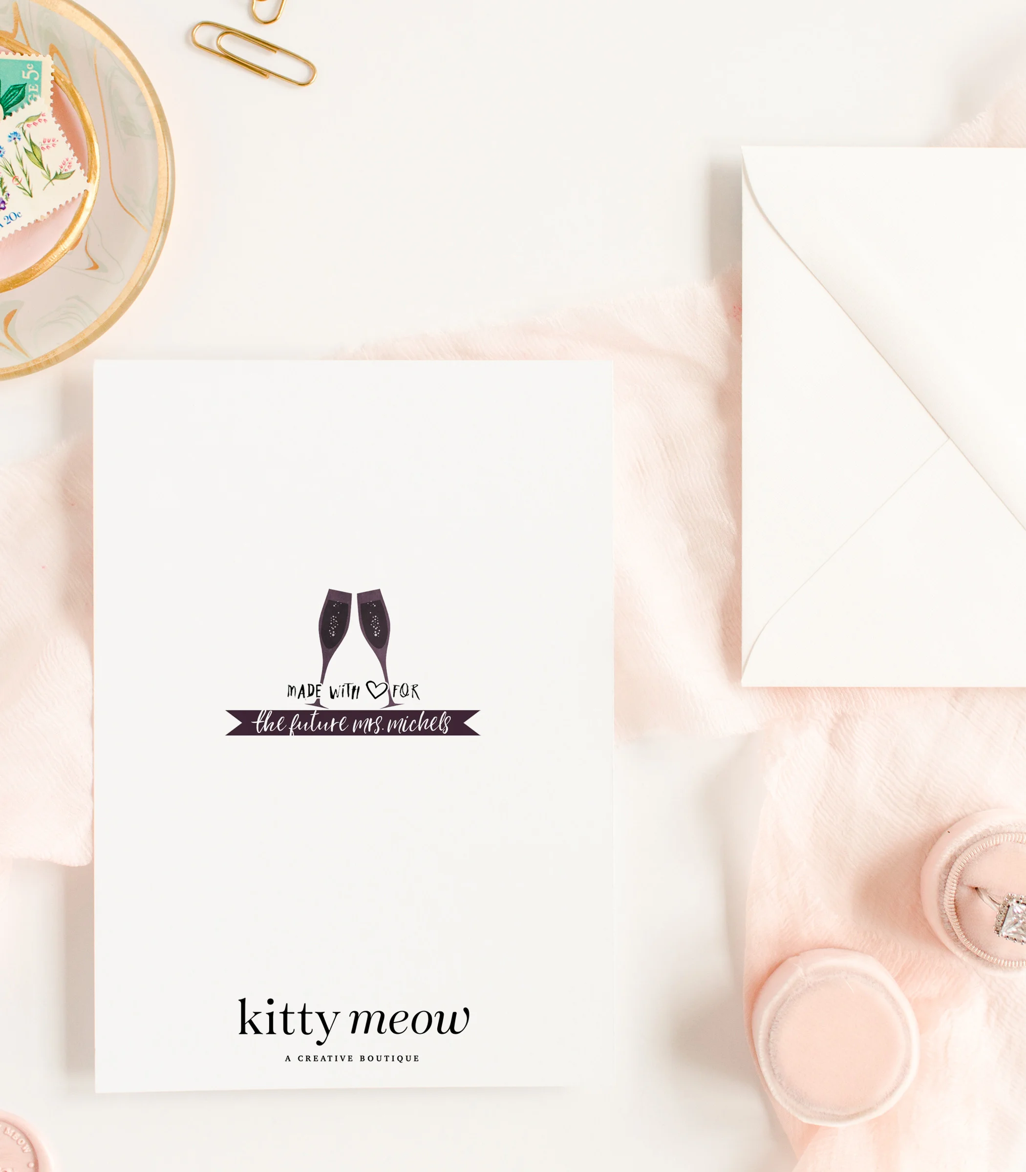 Black white gray Lingerie Bustiers and Champagne Bridal Shower Invitations - back champagne glasses