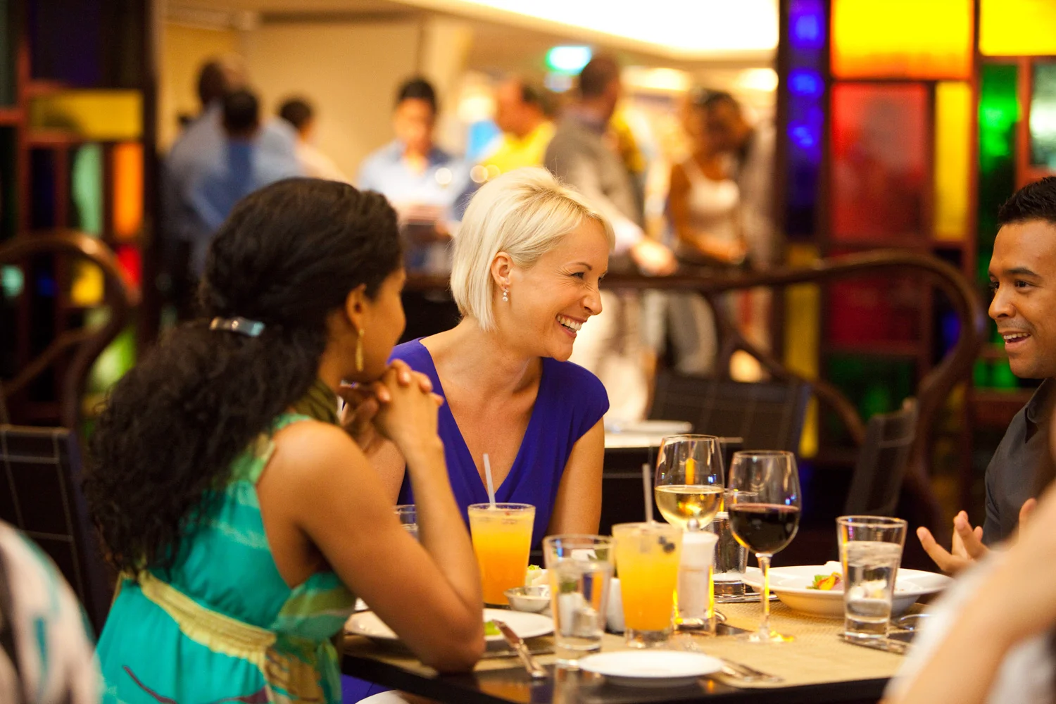 Friends enjoying meal | Susan Seubert