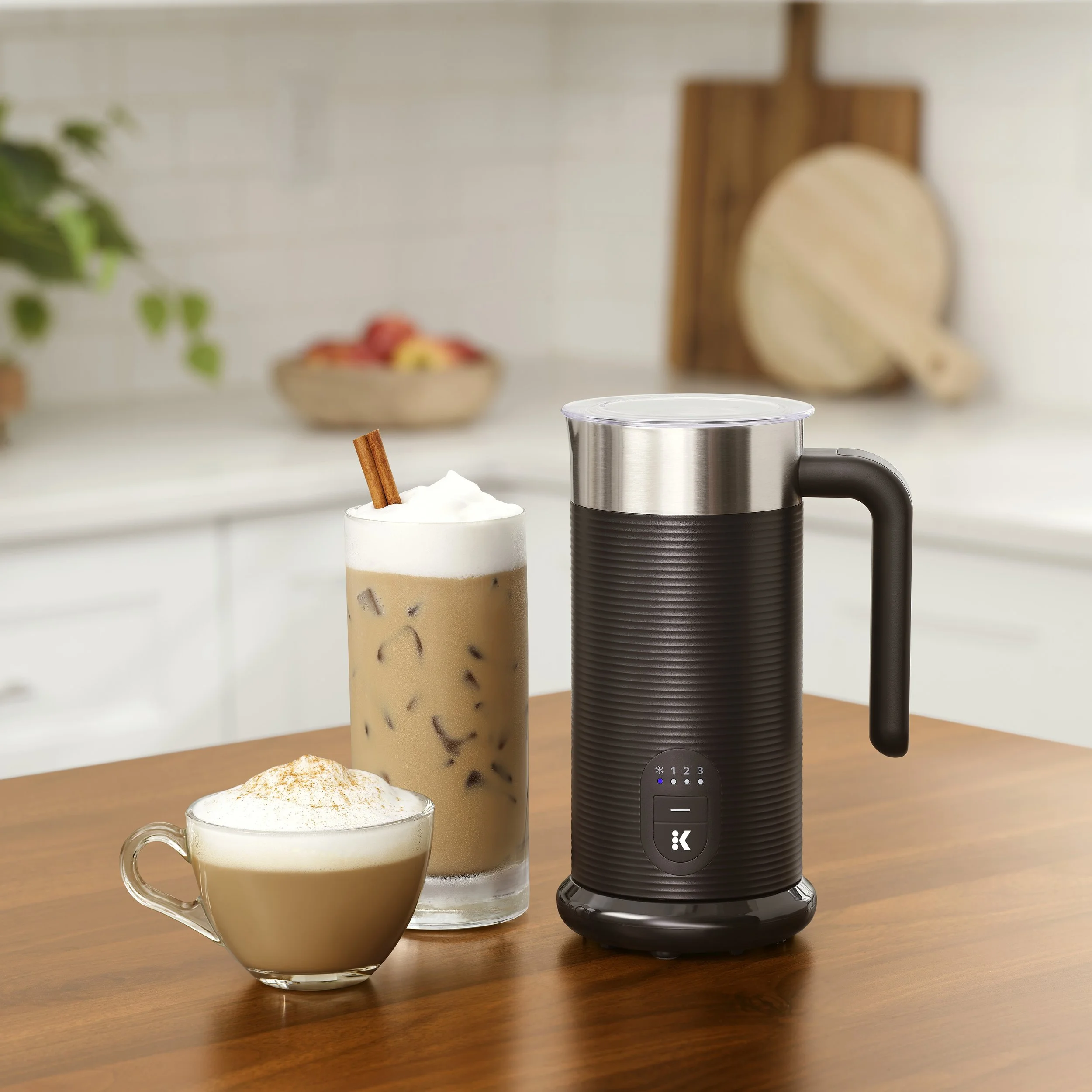  K-Mini Plus + Milk Frother Bundle is all you need to experience your single serve coffee experience 
