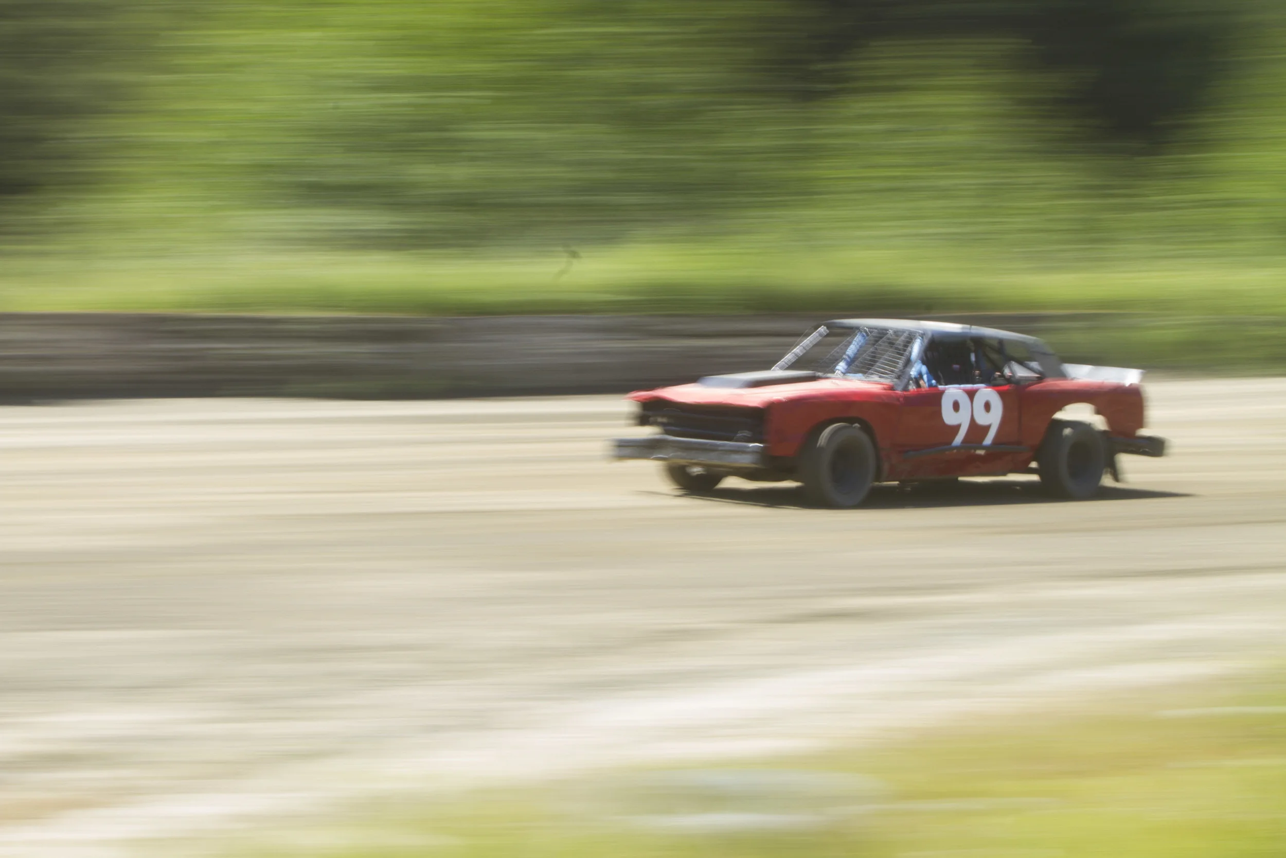 A stock car race in Port Hardy, B.C. © North Island Gazette