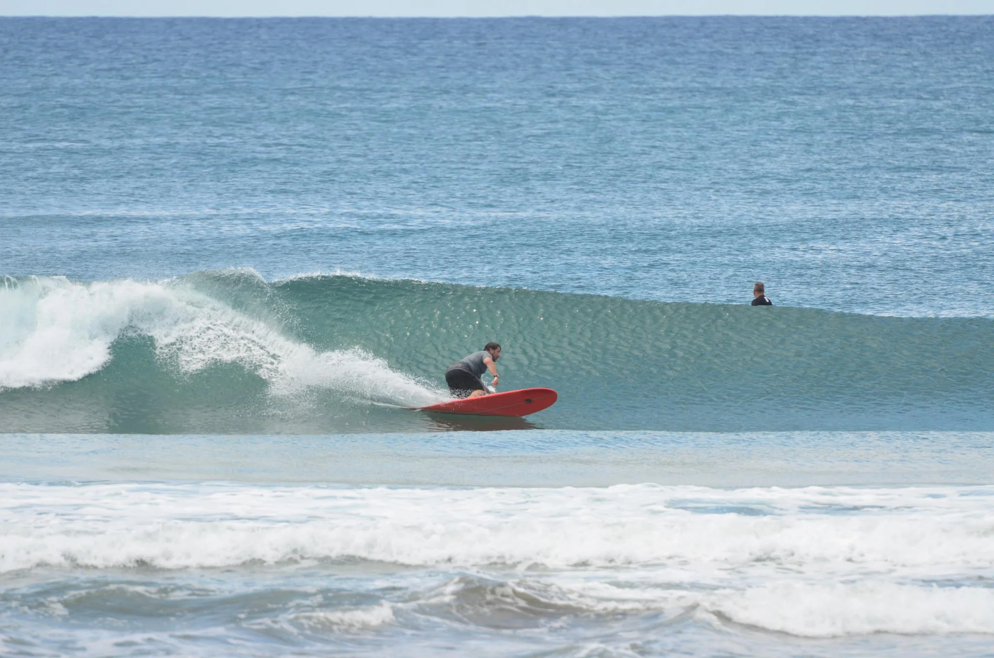 Surfing in "Colorados" Nicaragua.