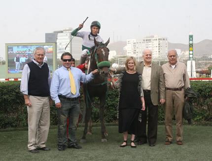 My family's winnig Grade 3 race mare HUELVA .... beat the colts in mile and a quarter.