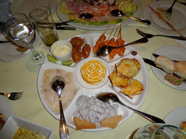 Peruvian Sea Food, the best in the world.