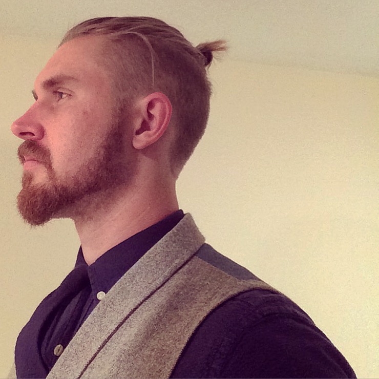 And so begins the journey of my man bun.