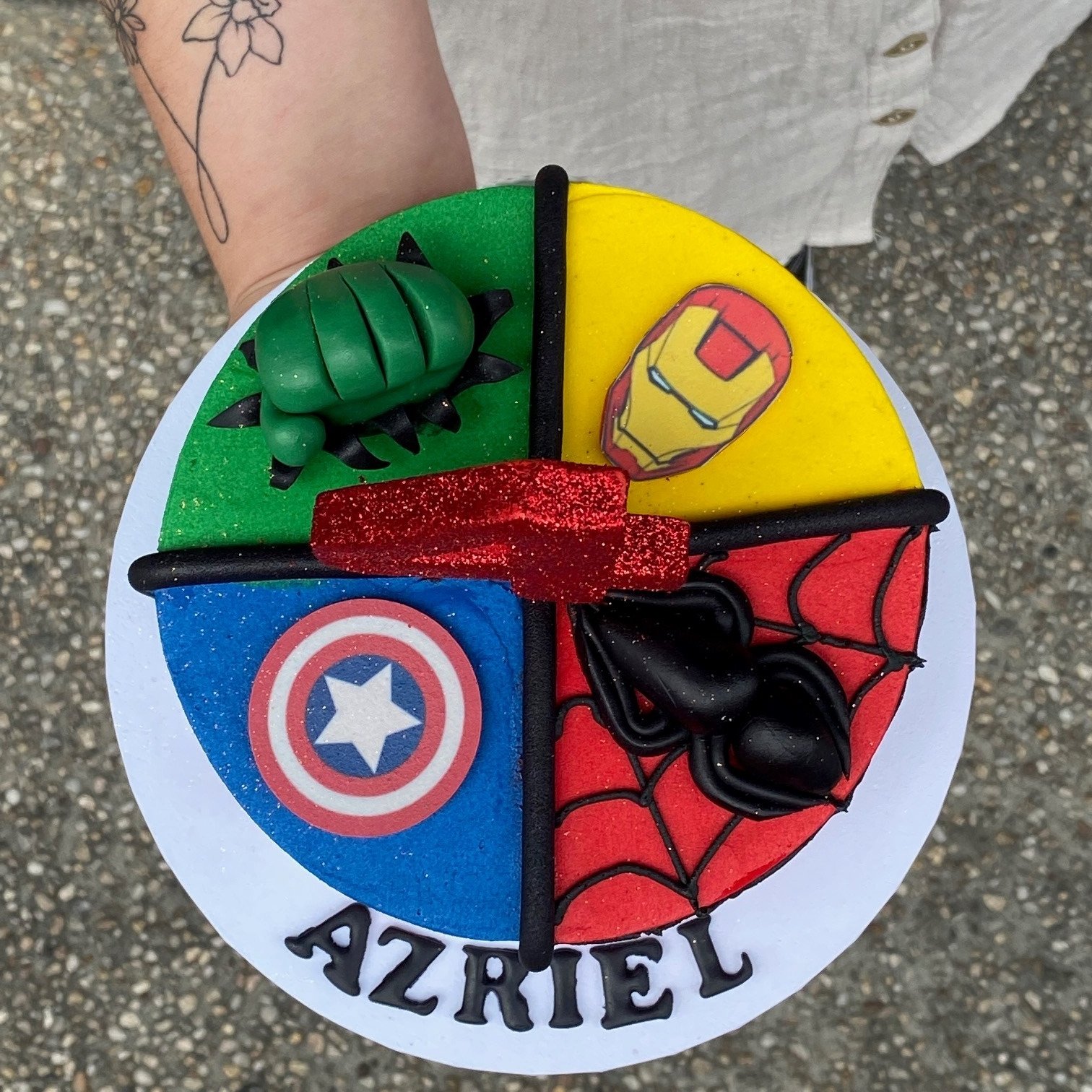 Marvel PRE CUT 4 Edible Icing Logo Birthday Cake Topper Decorations  eBay