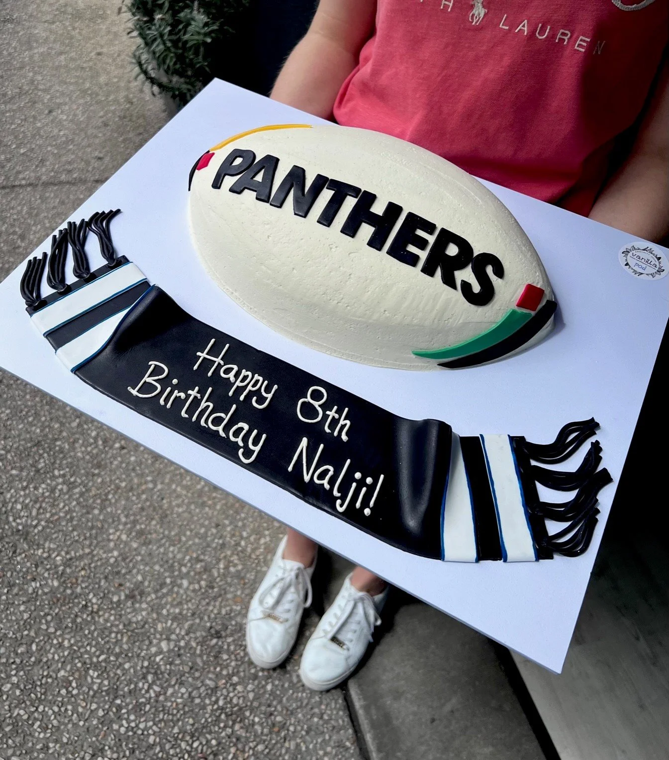 Rugby Ball Cake — Vanilla Pod