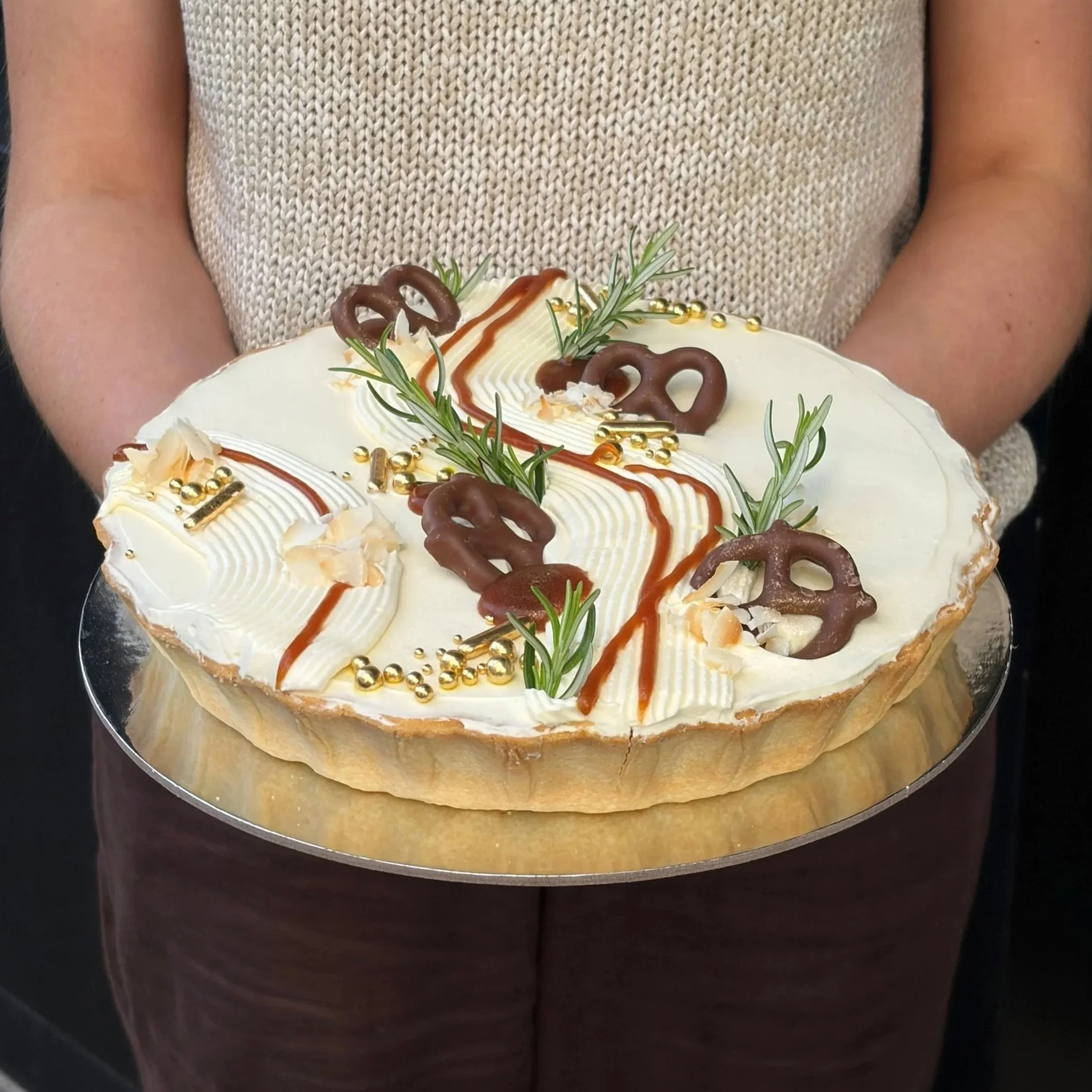 Banoffee Christmas Tart