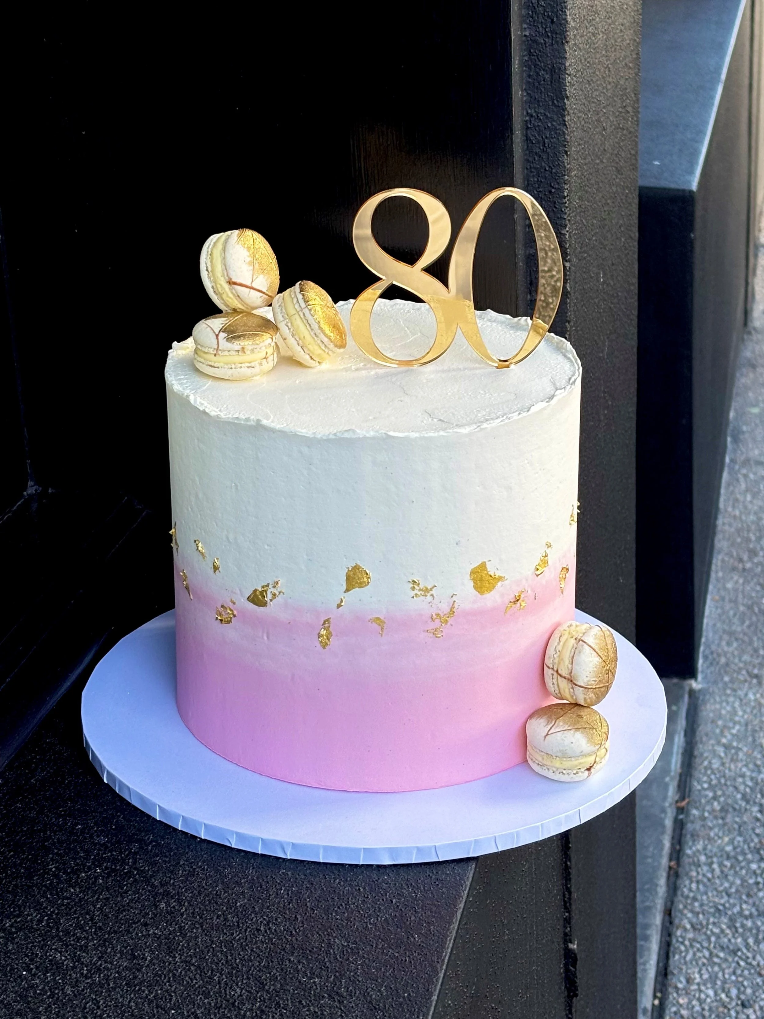 Fabulous Abstract with Macaron Garnish