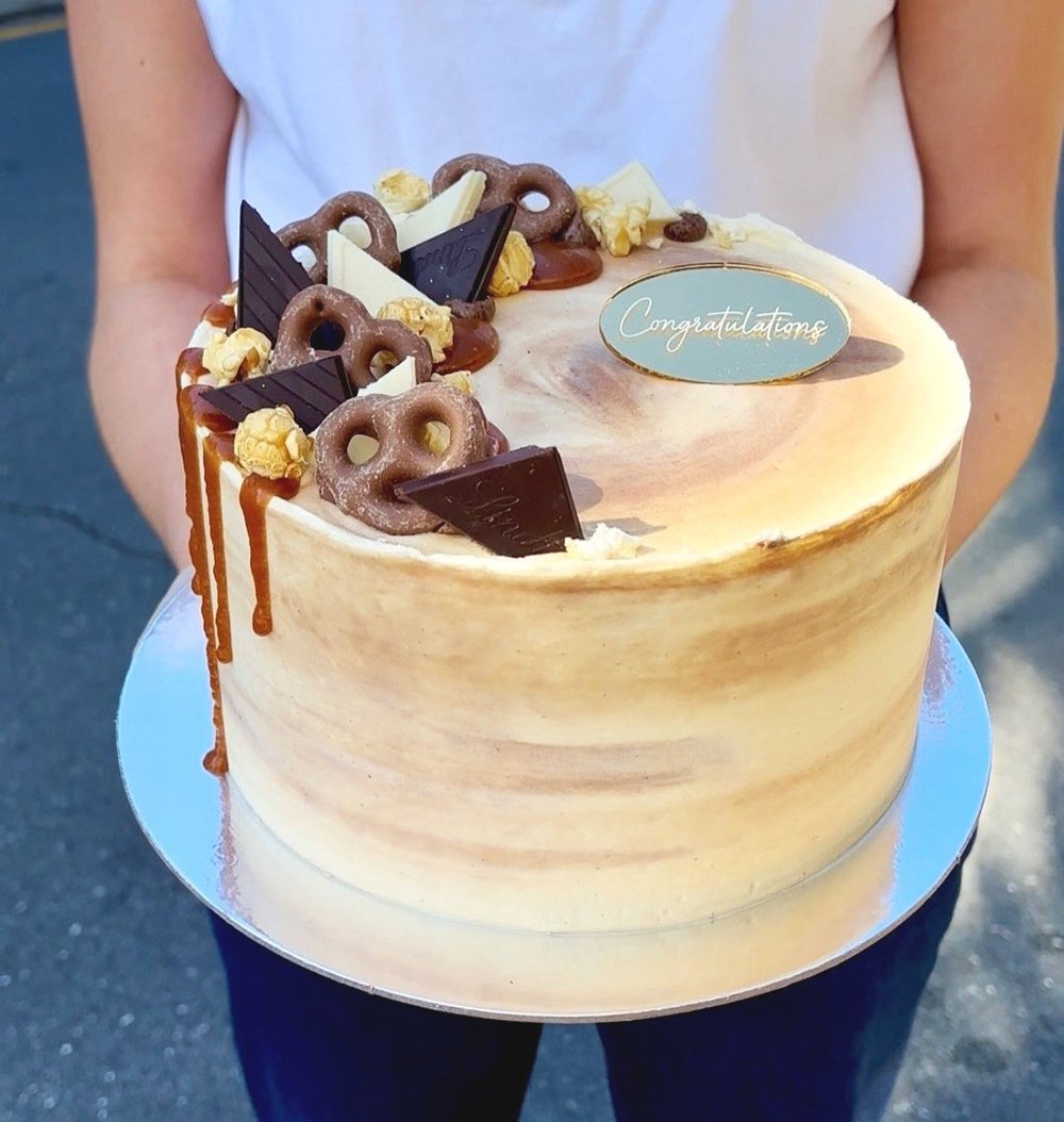 Chocolate White Chocolate with Salted Caramel Mousse Cake — Vanilla Pod