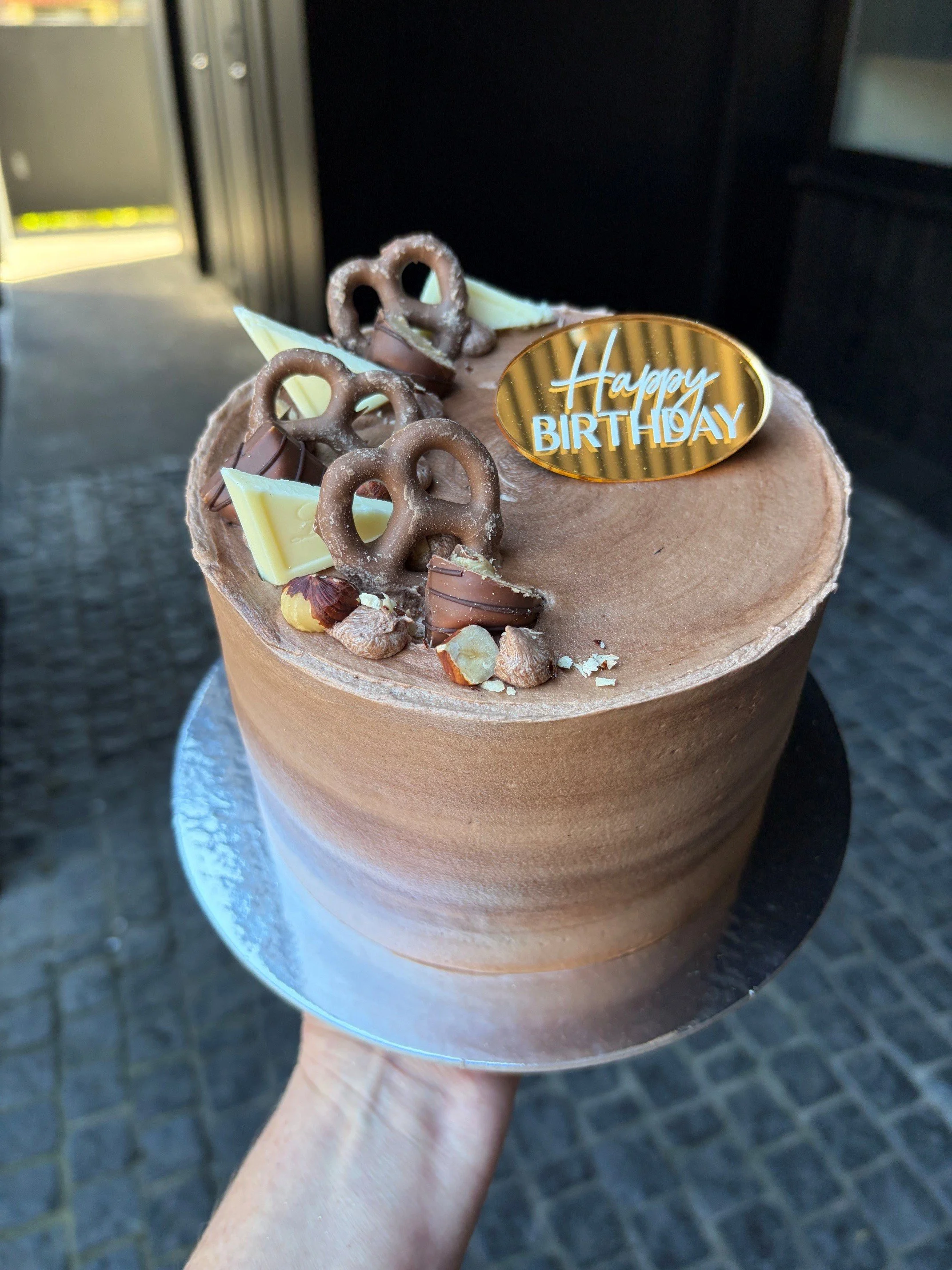 NEW Chocolate & White Chocolate with Bueno Mousse Cake