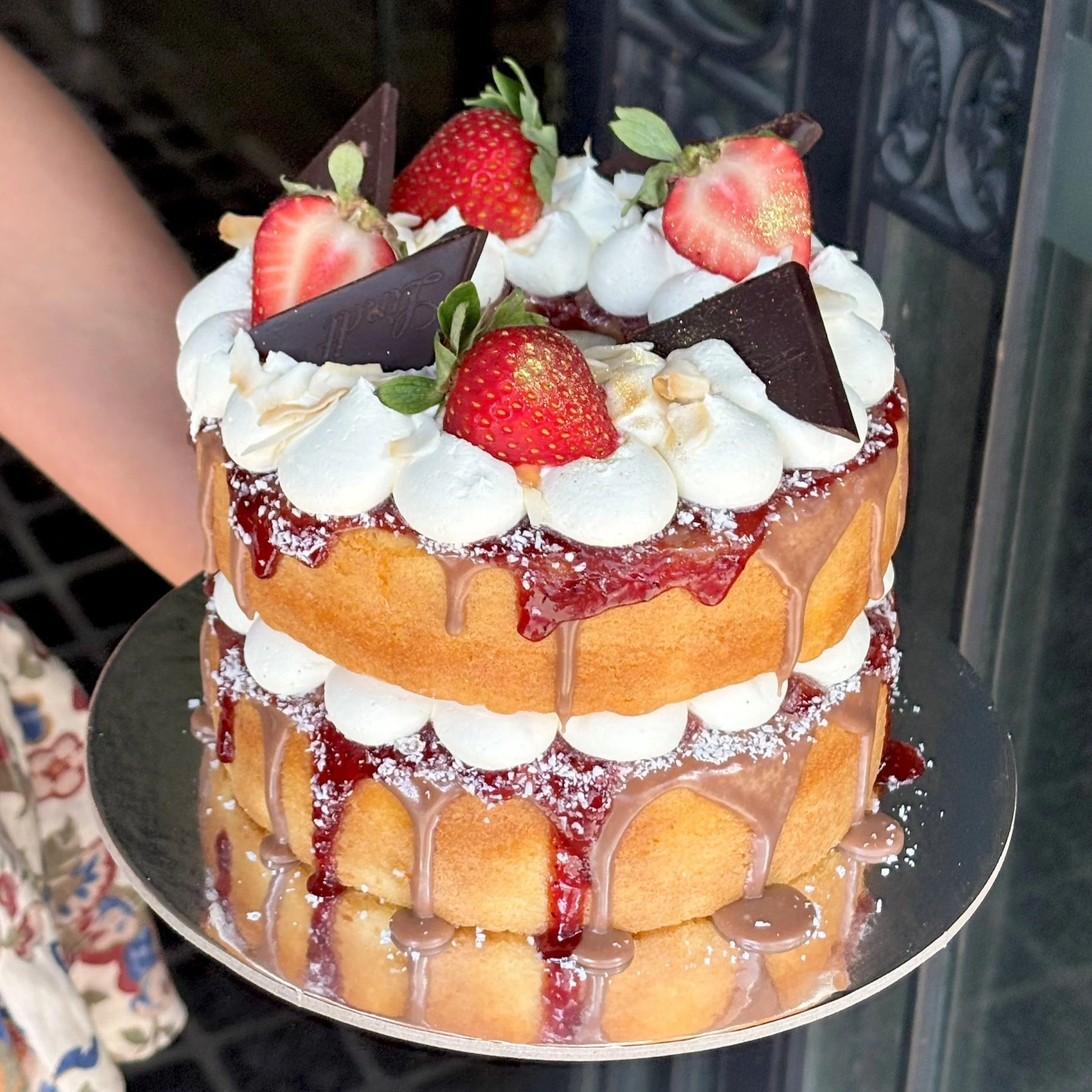 'The Lamington' Vanilla NAKED Cake