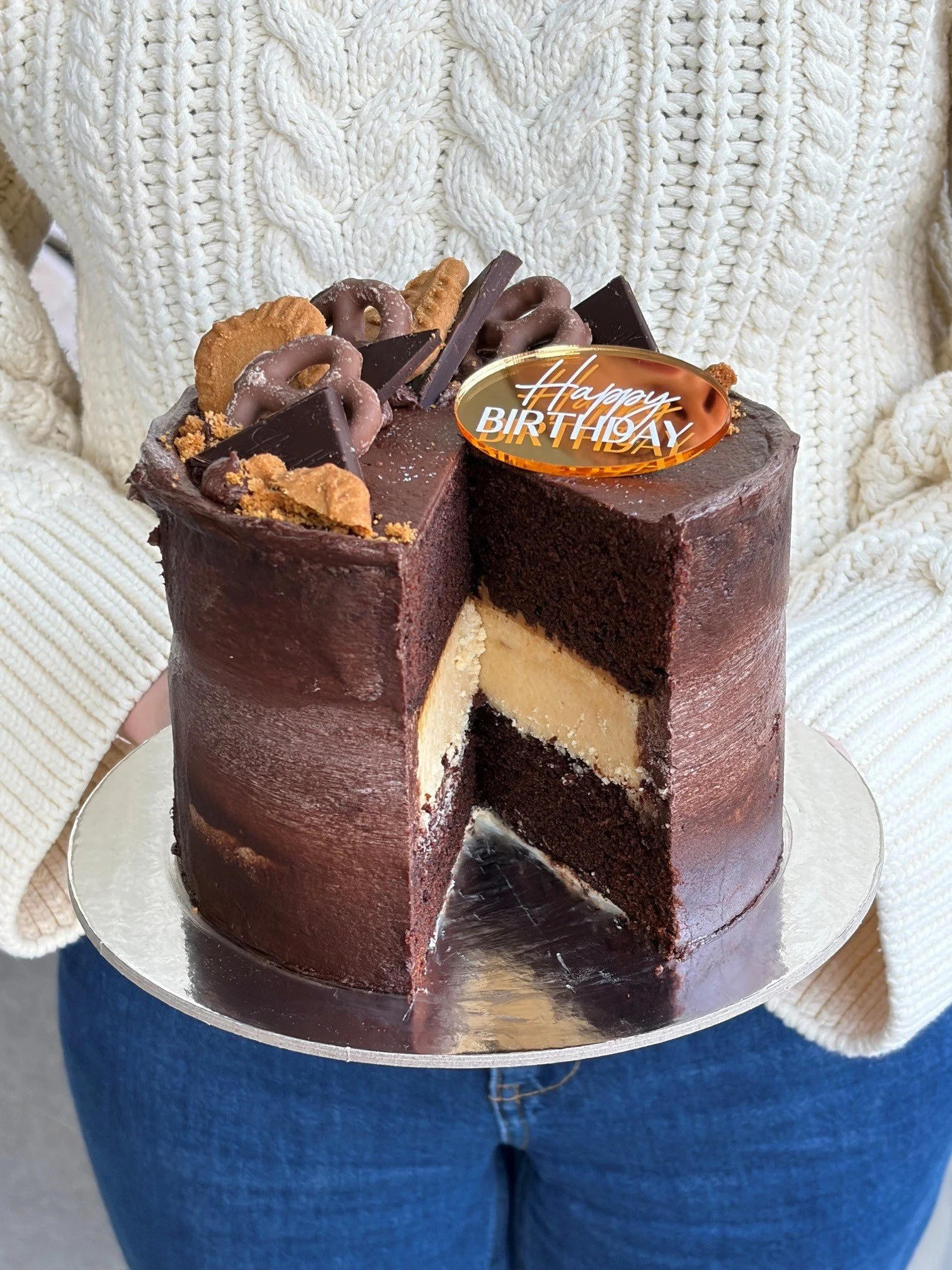 MG's Chocolate Chocolate with Biscoff Mousse Cake