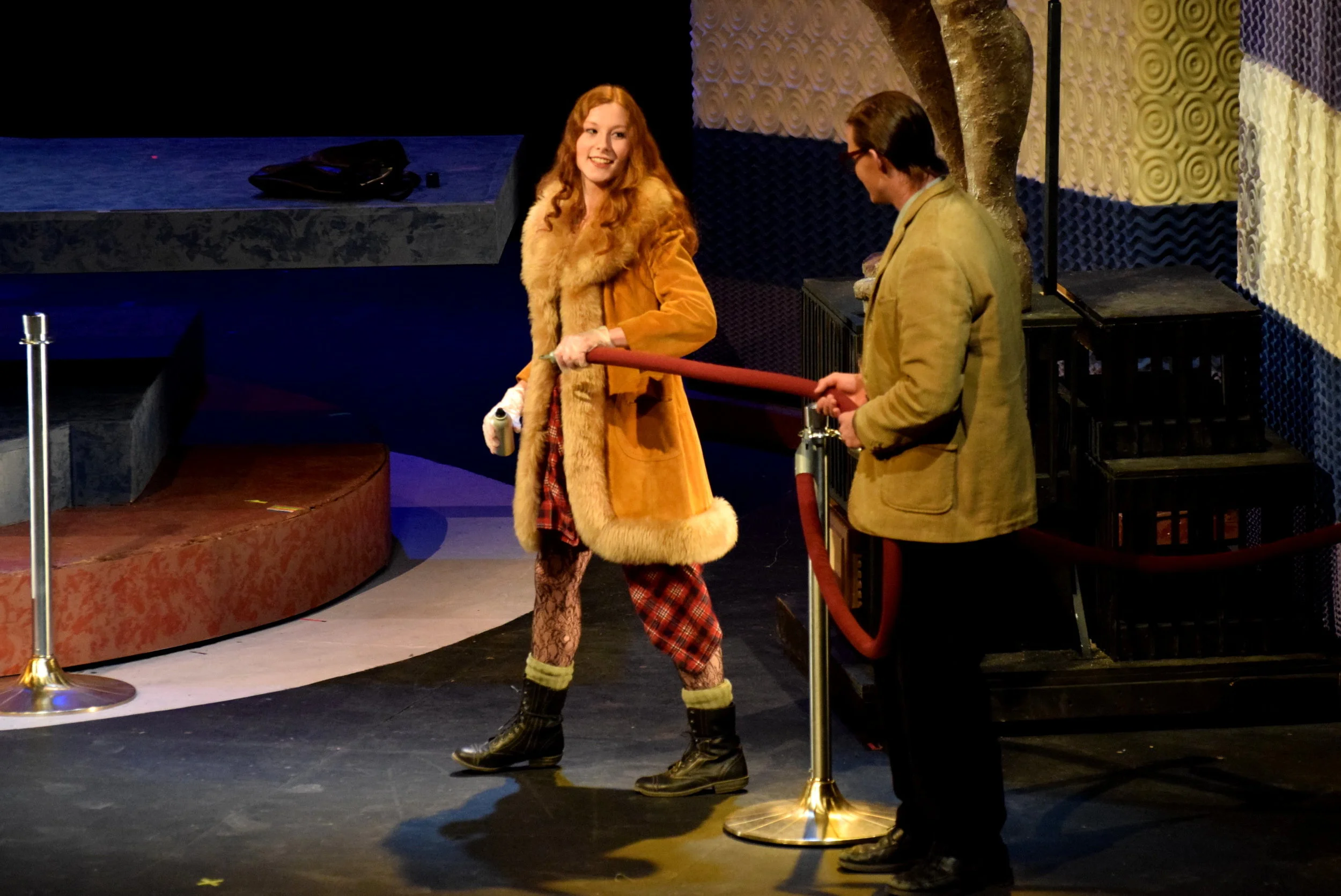 Evelyn and Adam first meet in the gallery.