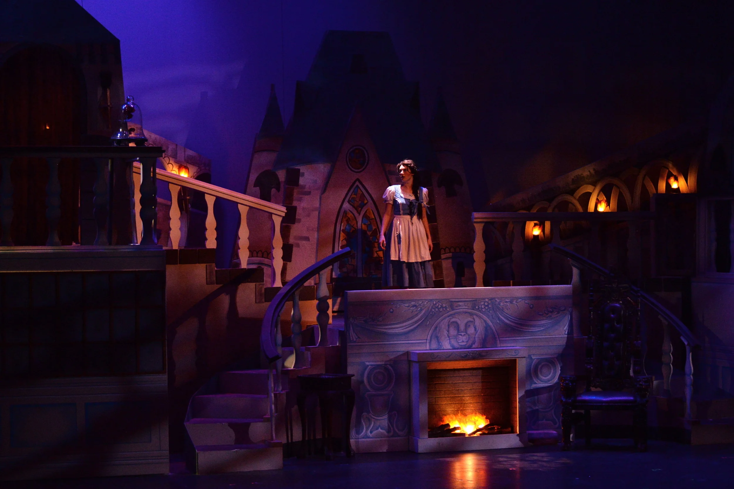 Belle investigates the castle on her own.