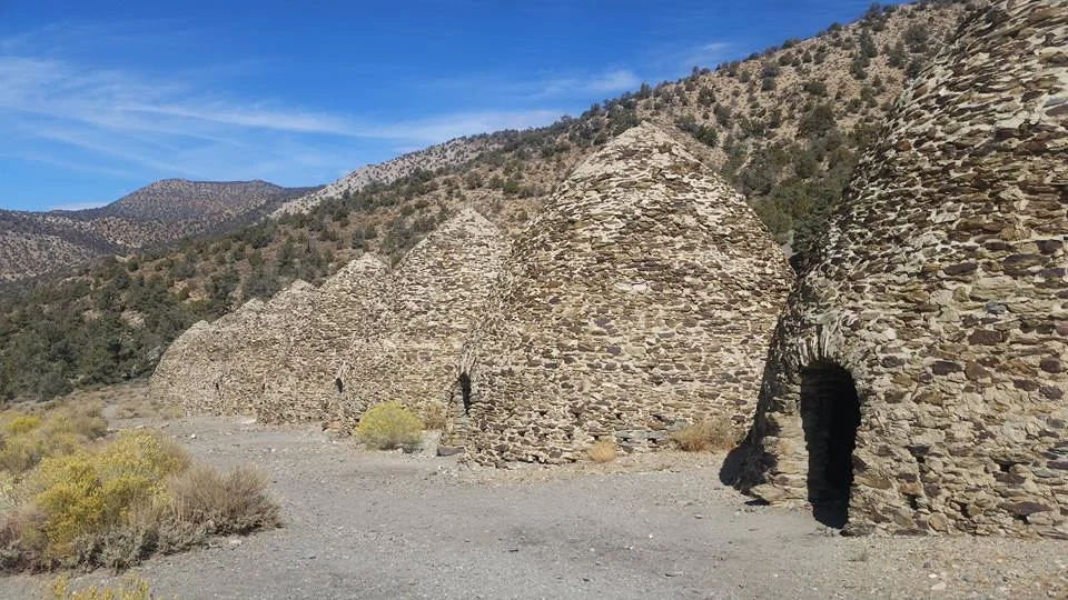 The Wildrose Charcoal Kilns were completed in 1877 by the Modock Consolidated Mining Company to provide a source of fuel suitable for use in two smelters adjacent to their group of lead-silver mines in the Argus Range west of Panamint Valley, about 25 miles distant from the kilns.
