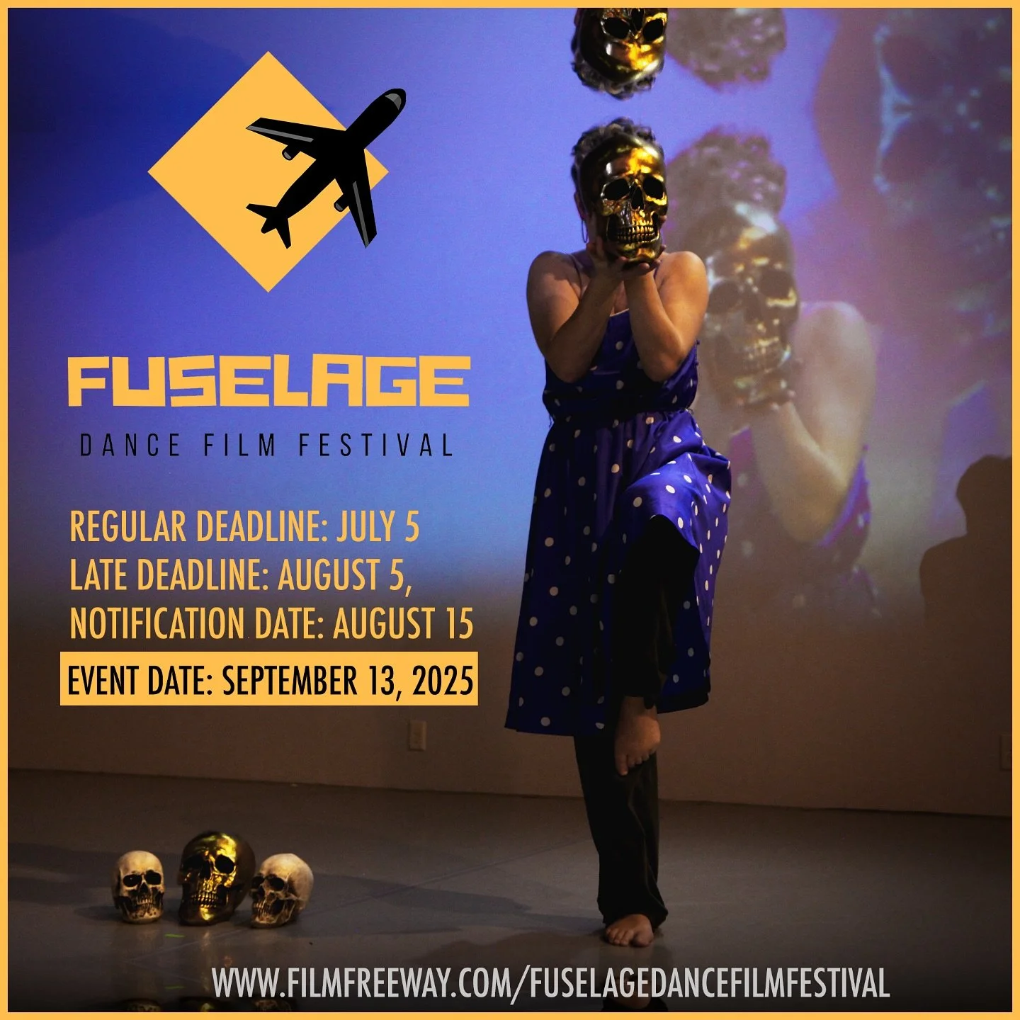 **DISCOUNT ALERT** use the promo code Fuselage20OFF for a $20 discount off of our late deadline fee!! ✨ Valid through July 22nd!! 🥳💸

✨ Our regular deadline is just *THREE* days away!! Submit your #dancefilms today to be considered for our 8th annu