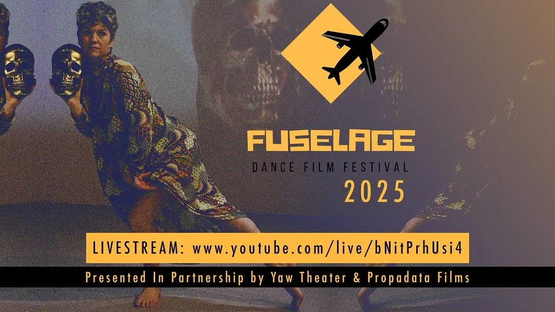 ✨ Along with our in-person screening at @yawtheater this Saturday, you can also catch (*most of) Fuselage Dance Film Festival&rsquo;s 8th annual program online!

🍿 Our #livestream program will run concurrently with our theater screening, 7:30pm PST 