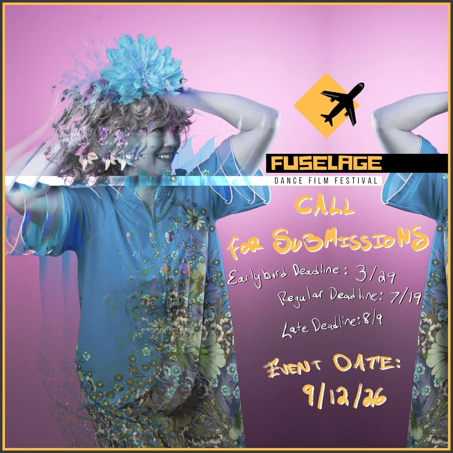 Earlybird deadline for the 9th annual @fuselagedancefilmfestival is coming up soon - Submit your #dancefilm today!

✨✨✨

Earlybird Deadline - March 29th 2026
Regular Deadline - July 19th 2026
Late Deadline - August 9th 2026

🎞️ Presented by @yawthea