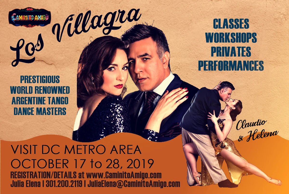 Claudio Villagra and Helena Fernandez visit Caminito Amigo